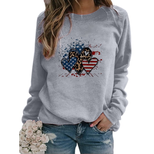 Sexy Dance Sudaderas sueltas para mujer de manga larga con cuello redondo Jersey casual liso Tops camisa