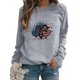 thumbnail image 1 of UKAP Jersey para mujer de manga larga, sudaderas de otoño, casual, cuello redondo, camisa, 1 of 2