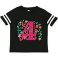 thumbnail image 3 of Inktastic 4th Birthday Party Photo Number 4 Girls Toddler T-Shirt, 3 of 5