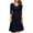Navy, variant on Cocktail Dress for Women Vintage Floral Lace 3/4 Sleeve Formal Wedding Guest Ladies Knee Lenght Party Dresses
