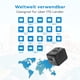 thumbnail image 3 of Adaptador de enchufe de viaje a nivel mundial Europa EE. UU. México Australia, adaptador de enchufe de viaje universal todo en uno con 3 USB-A y 1 USB-C, 3 of 4