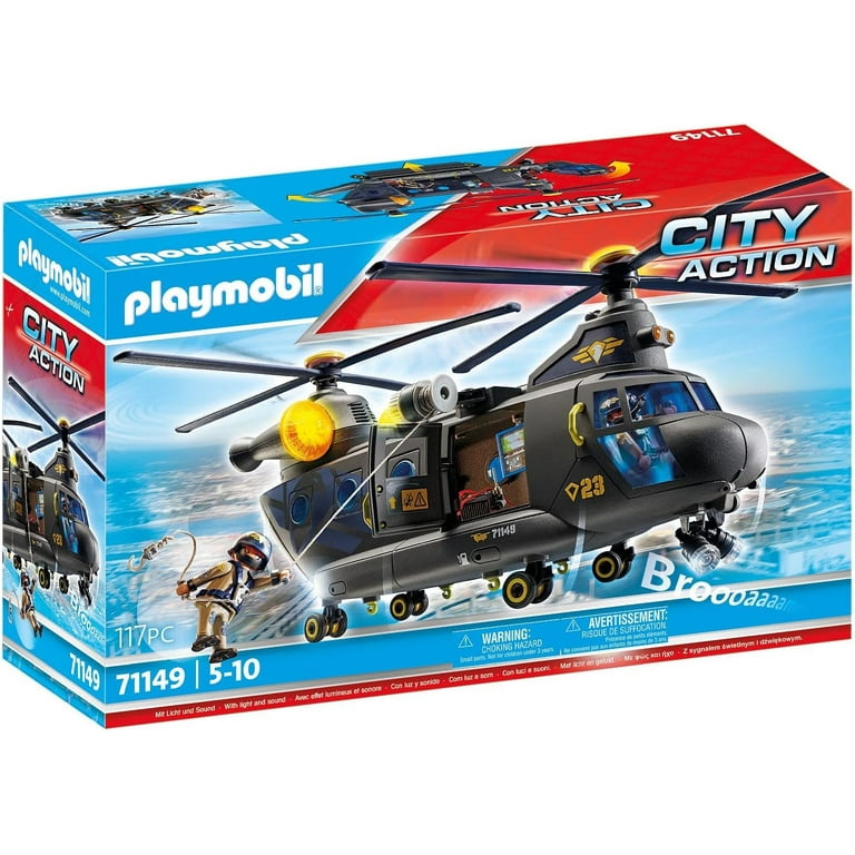 PLAYMOBIL City Action Helicopter Playset 