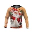 thumbnail image 1 of FELIZ Navidad Vacaciones 3D Impreso Cool Santa Claus Patrón Sudaderas con capucha Sudadera para hombres y mujeres Sudaderas para niños para hombres, 1 of 3