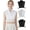4 Pack, variant on YEKEYI Victoria Cotton Shirts Elegant Ruffle Collar V Neck Dickey Mock Turtleneck Faux Collars for Women Girls