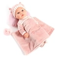 thumbnail image 5 of Enjoyin 12'' Baby Doll Playset with Washable Doll Accessories Includes Carrier Bassinet Bed, Pacifier, Blanket, and Pillow, First Baby Dolls for Toddlers 36 Months and Up, 5 of 5