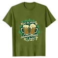 thumbnail image 5 of T-shirt Décontracté à Imprimé pour Homme, Manches Courtes, Col Rond, Blouse d'Été en Polyester, 5 of 5