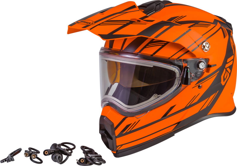 GMAX Visor for GM46X Helmet XS-Sm Shredder KTM Orange/White G046015