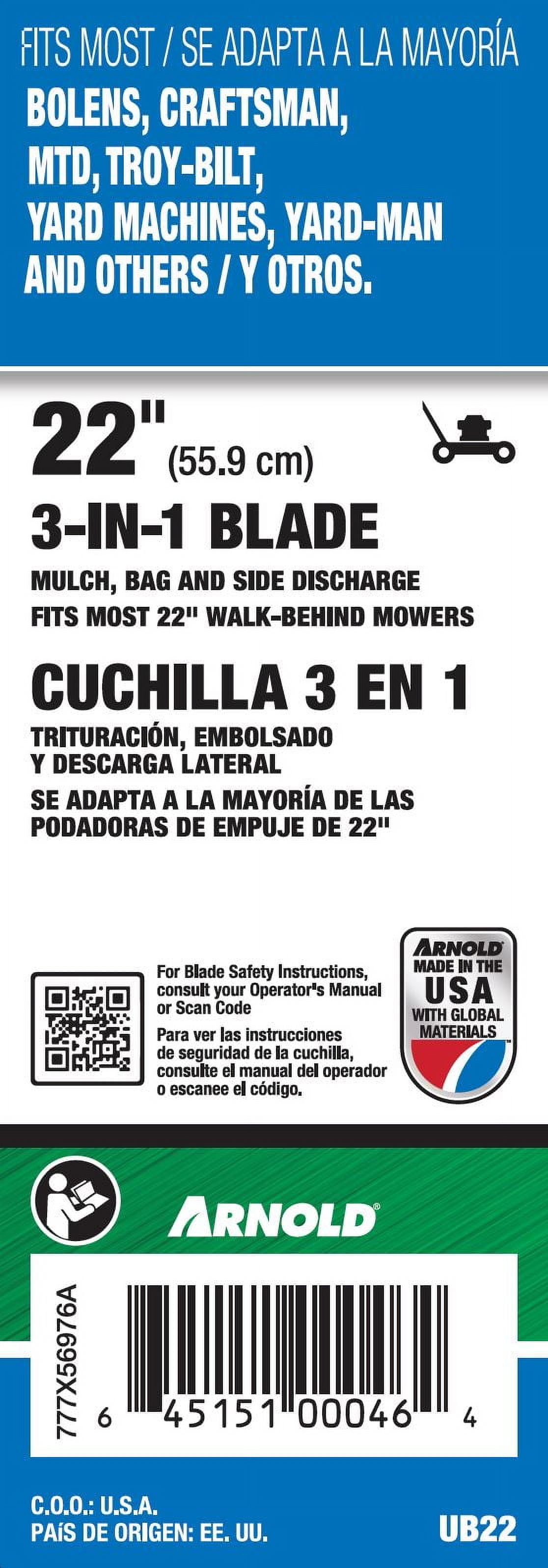 Arnold Universal 22-inch Replacement Blade UB22