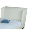 thumbnail image 5 of Manhattan Comfort Lenyx Faux Leather Full Size Bed Frame in Cream, 5 of 8