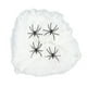 thumbnail image 3 of Decoración de Halloween con telarañas, telarañas espeluznantes, telarañas de Halloween con 40g 4 Arañas Falsas, 3 of 9