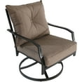 thumbnail image 4 of Hanover Palm Bay 3-Piece Outdoor Swivel Chat Set, 4 of 9