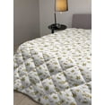 thumbnail image 2 of Cartoon Down Alternative Comforter, Themed Pattern with Clouds Balloons and Unicorns Party, Microfiber Quilt for All Season, 5 Sizes, Pale Pink Pale Blue, by Ambesonne, 2 of 3
