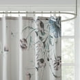 thumbnail image 5 of Madison Park Cassandra Printed Shower Curtains, Cotton Bathroom Curtains, Blue, 72” x 72", 5 of 7
