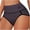 Purple, variant on Njagoc3 Women's High Waisted Sports Briefs - Moisture Wicking Underwear 1PC for Gym & Running