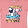 thumbnail image 4 of Inktastic Watch out I've Got My First Tooth Boys or Girls Baby T-Shirt, 4 of 5