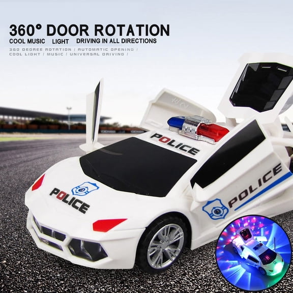 Music Light Stunt Car 360 Degree Rotation Wheel Toy With Lights For Kids Gift