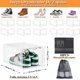 thumbnail image 2 of Caja Zapatera Organizadora de Zapatos Transparente, Apilable con Puerta Magnética y Bolsas de Almacenamiento, Multiusos para Closet, Hogar, Viaje, 2 of 4