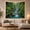 Tropical Blue Pool, variant on Tropical Waterfall in Misty Jungle, Serene Illustration for Nature Lovers, Botanical Wall Art, Housewarming Gift, Tapestry Wall Hanging for Bedroom and Living Room