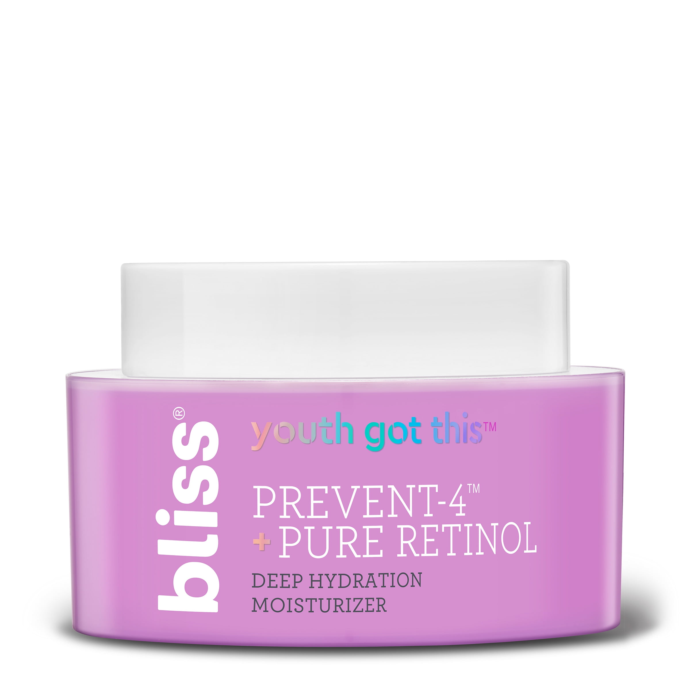 Bliss Youth Got This Prevent-4 Pure Retinol Deep Hydration Moisturizer for All Skin Types, 1.7 fl oz