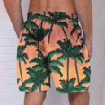 thumbnail image 4 of ZRGHAOYLQ Men Swim Trunks 2025 Summer Tropical Palm Tree Printed Beach Shorts Quick Dry Drawstring Hawaiian Swimming Shorts Big and Tall Holiday Boardshorts Swimwear, 4 of 4