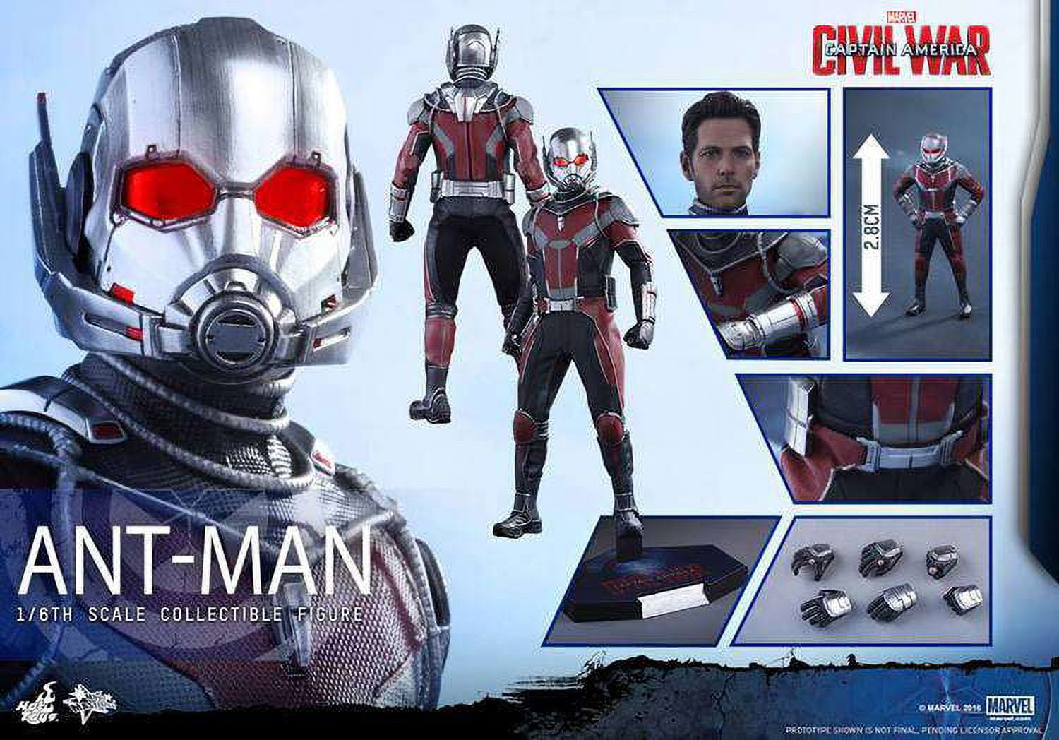 Figure Hot Toys MMS362 - Marvel Comics - Captain America : Civil War - Ant-Man