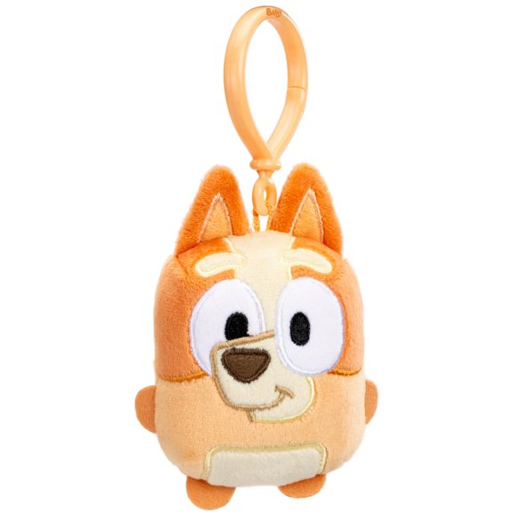 Bluey Mini Plush, Bingo 4.75 Inch Tall Plush Toy with Clip, Perfect to Clip Onto Bags and Backpacks, Ages 3+