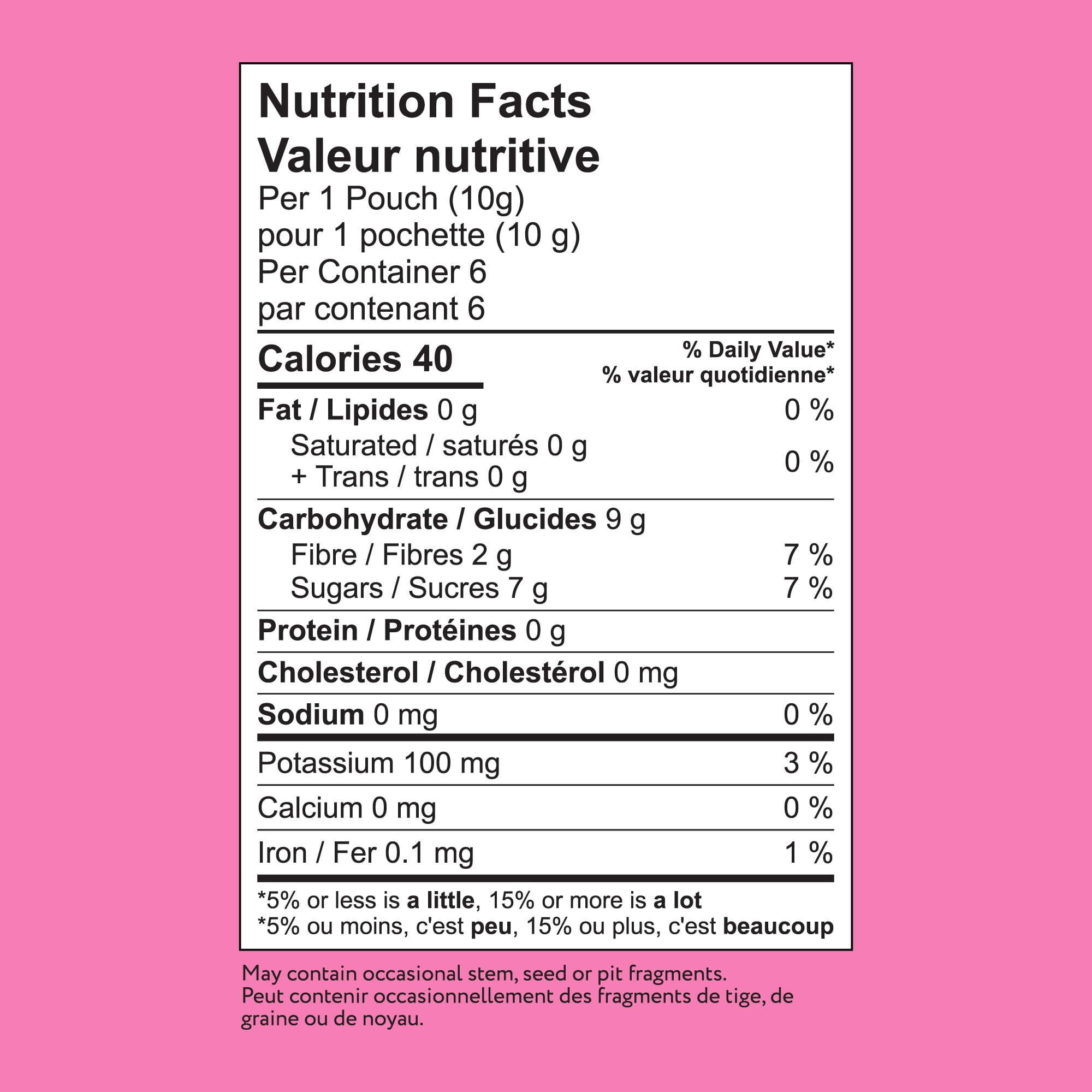 That's it. Organic Apple Strawberry Crunchables 6ct 10g