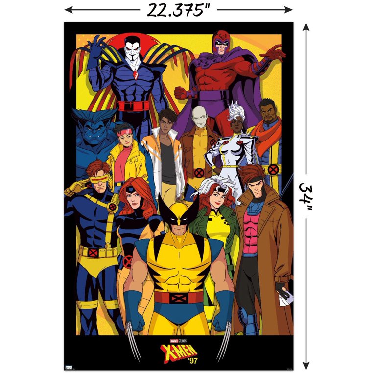 Man公式ポスター　集合 Marvel X-Men '97 - Characters Wall Poster, 22.375