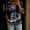 #0155-Multicolor, variant on Women’s V Neck Button Down Shirts, 3/4 Sleeve Casual Loose Blouses, Lightweight Flowy Summer Tops Gift