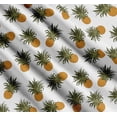 thumbnail image 3 of Soimoi White Cotton Poplin Fabric Pine Fruits Decor Fabric Printed Yard 56 Inch Wide, 3 of 7