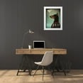 thumbnail image 3 of Fowler, Ryan 25x32 White Modern Wood Framed Museum Art Print Titled - Doberman Martini, 3 of 4