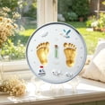 thumbnail image 5 of Newborn Hand Foot Print Kit DIY Souvenir Keepsake Inkless for Handprint Gift for Full 100 Days One Year Old B, 5 of 8
