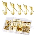 thumbnail image 2 of Kit para colgar cuadros Strade Fareast Limited 130 piezas ganchos de metal, 2 of 8