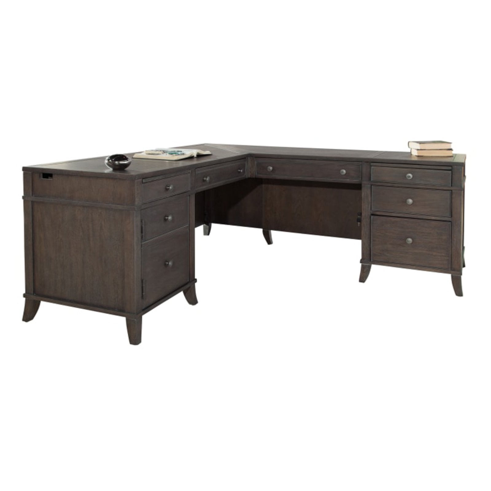 Hekman Home Office L Shaped Writing Desk
