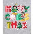thumbnail image 3 of Disney - Happy Christmas Mickey And Minnie - Men's Crew Fleece Sweatshirt Sweatshirt, 3 of 5