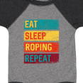 thumbnail image 4 of Inktastic Calf Roping Rodeo Eat Sleep Roping Repeat Boys or Girls Baby Bodysuit, 4 of 5