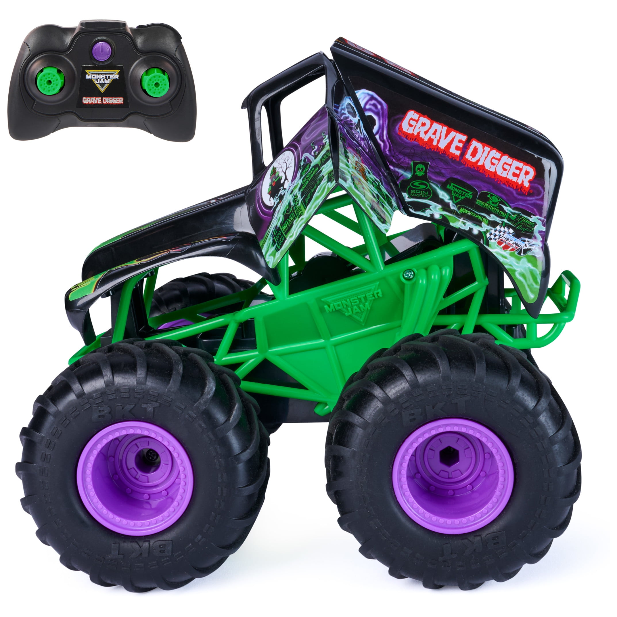 R/C Monster Jam Hauler Set with Grave Digger and Toro Loco