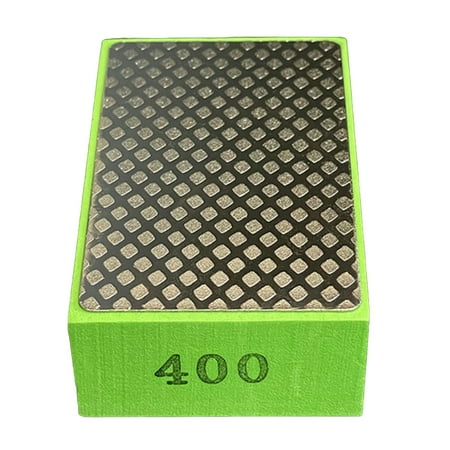 

FAIOIN Diamond Hand Polishing Pad for Wood Metal Glass Tiles Ceramic Grinding 90x55mm Grit 60/100/200/400# Durable Abrasive Pad