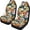 Hawaiian Flowers Print, variant on Uorisanigo Daisy Car Seat Covers Elastic Fabrics Waterproof Car Seat Cover Easy to Install Auto Interior Accessories 2 Pcs Set for SUV, Vans,Sedan,Truck
