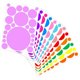 thumbnail image 1 of Colorful Round Dot Wall Stickers – 12 Sheets Removable PVC Adhesive Decals for Bedroom, Playroom & Nursery Decoration, 1 of 5