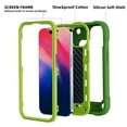 thumbnail image 2 of Nalacover Heavy Duty Case for iPhone 15 Plus, Military Grade Ring Holder Kickstand Rugged PC Soft TPU Shockproof Cover Magnetic Car Mount Triple Layers Colors Design Case, Avocado, 2 of 6