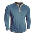 thumbnail image 4 of Krdevn Men's Long Sleeve T Shirt Soft Comfortable Casual Crew Neck Top for Everyday Wear,S, 4 of 7