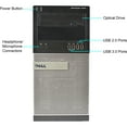 thumbnail image 2 of Restored Dell 7010-T Desktop PC with Intel Core i5-3570 Processor, 8GB Memory, 1TB Hard Drive and Windows 10 Pro (Monitor Not Included) (Refurbished), 2 of 3