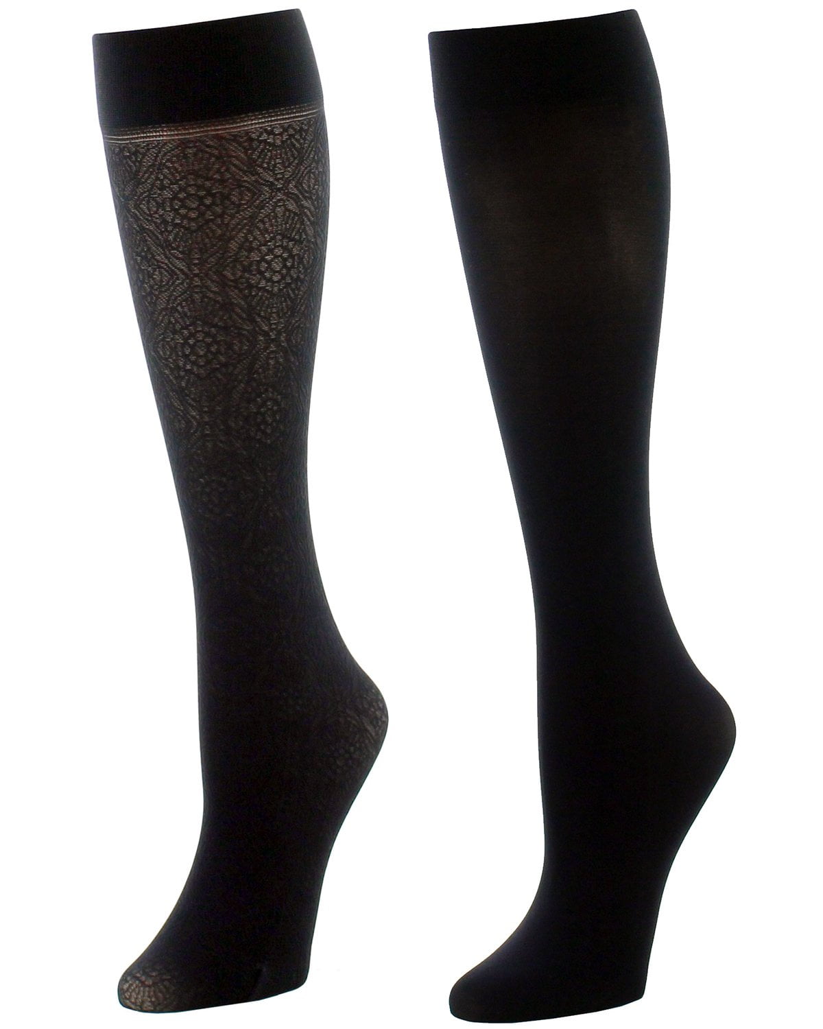 Natori - Natori Natori Women's Trouser Socks 2-Pack One Size / Black ...
