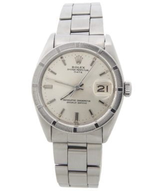 Pre-Owned Mens Rolex Stainless Steel Date Model 1501 with Silver Dial