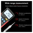 thumbnail image 3 of UT315A Vibration Analyzer Industrial Handheld Digital Vibration Meter Tester nerator Displacement Speed Vibrator ,Wide Range, 3 of 6