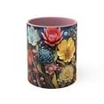 thumbnail image 2 of Gulf Coast Online 3D Floral Mug 11oz Ceramic Accent Coffee Mug Tea Cup Gift, 2 of 4