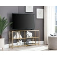 thumbnail image 5 of Evelyn&Zoe Clark Corner TV Stand for TV's up to 55", Brass, 5 of 9