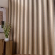Wood Panels for wall - Oak Acoustic Wall Panels - 4PK Wall Wood Panels - 94.49 x 12- Soundproof Wood Wall Panels for Decor - Acoustic Slat Wood Wall Panels for Interior decoration of Walls