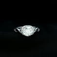 thumbnail image 3 of Rosec Jewels Moissanite Solitaire Engagement Ring 1 Carat - Infinity Ring - 7 mm - D-VS1 Quality Certified, 925 Sterling Silver, US 9.00, 3 of 6